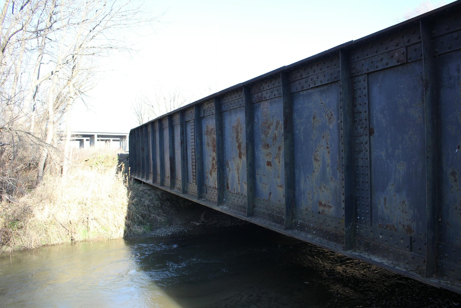 Looking east